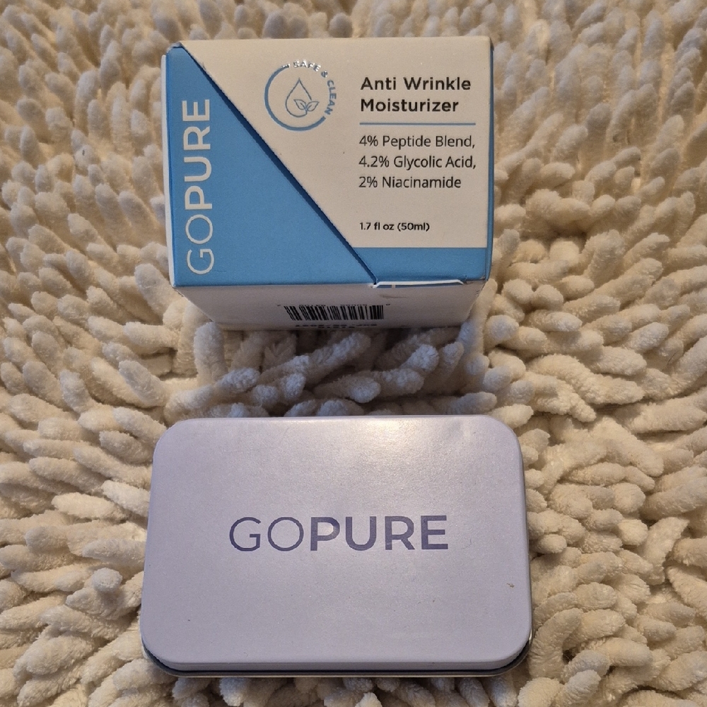GOPURE Anti Wrinkle Moisturizer & Glow Getter Eye Masks Combo